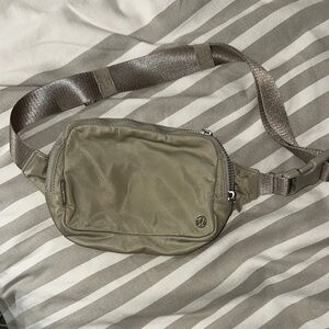 Lululemon Athletica Tan Belt Bag with Adjustable Strap